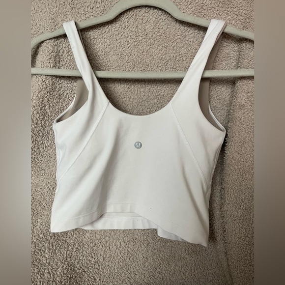 Lululemon White Tank- size 2 - Picture 2 of 3
